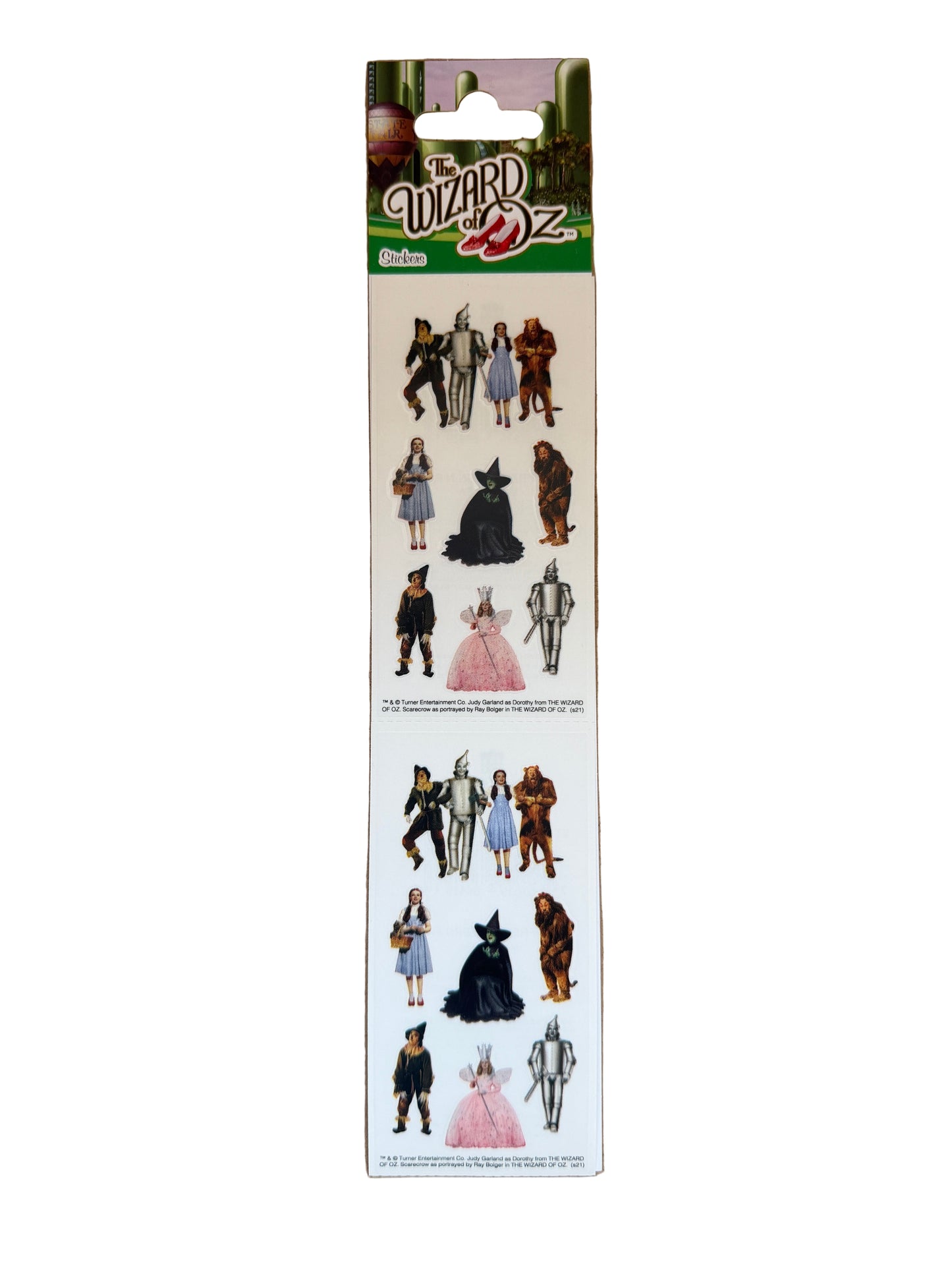 Wizard of Oz Friends 2" Sticker Set | Official Licensed 3-Sheet Pack | Dorothy, Scarecrow, Tin Man & Lion