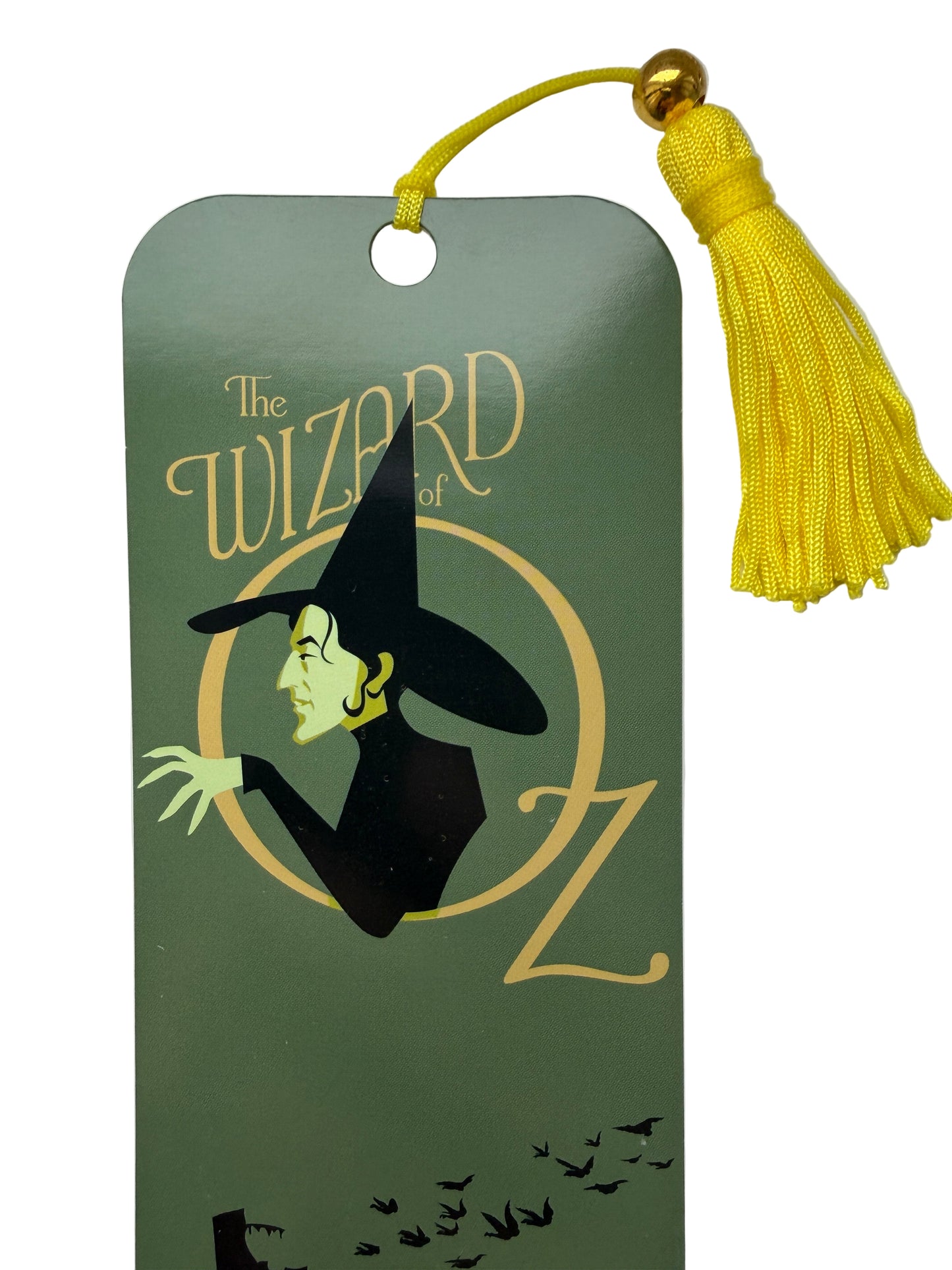 Close-up top of Wizard of Oz bookmark
