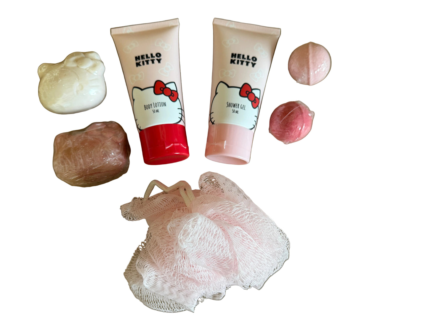 Hello Kitty Relax & Spa Gift Set | Official Licensed Bath & Body Set | Shower Gel, Lotions, Bath Bombs & Soaps