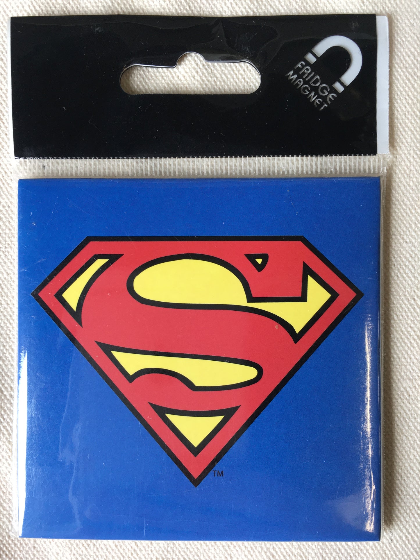 Superman Square Fridge Magnet - Super Symbol