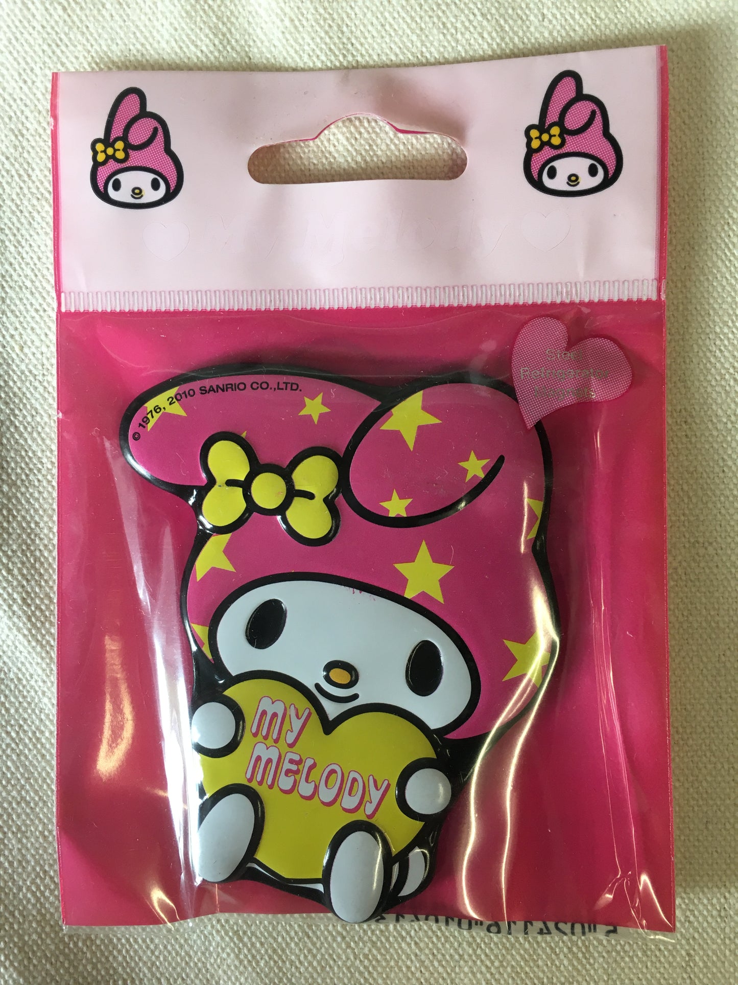 My Melody Kühlschrankmagnet in Form von gelben Sternen