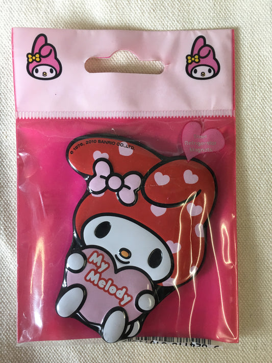 My Melody Pink Hearts Shapped Fridge Magnet