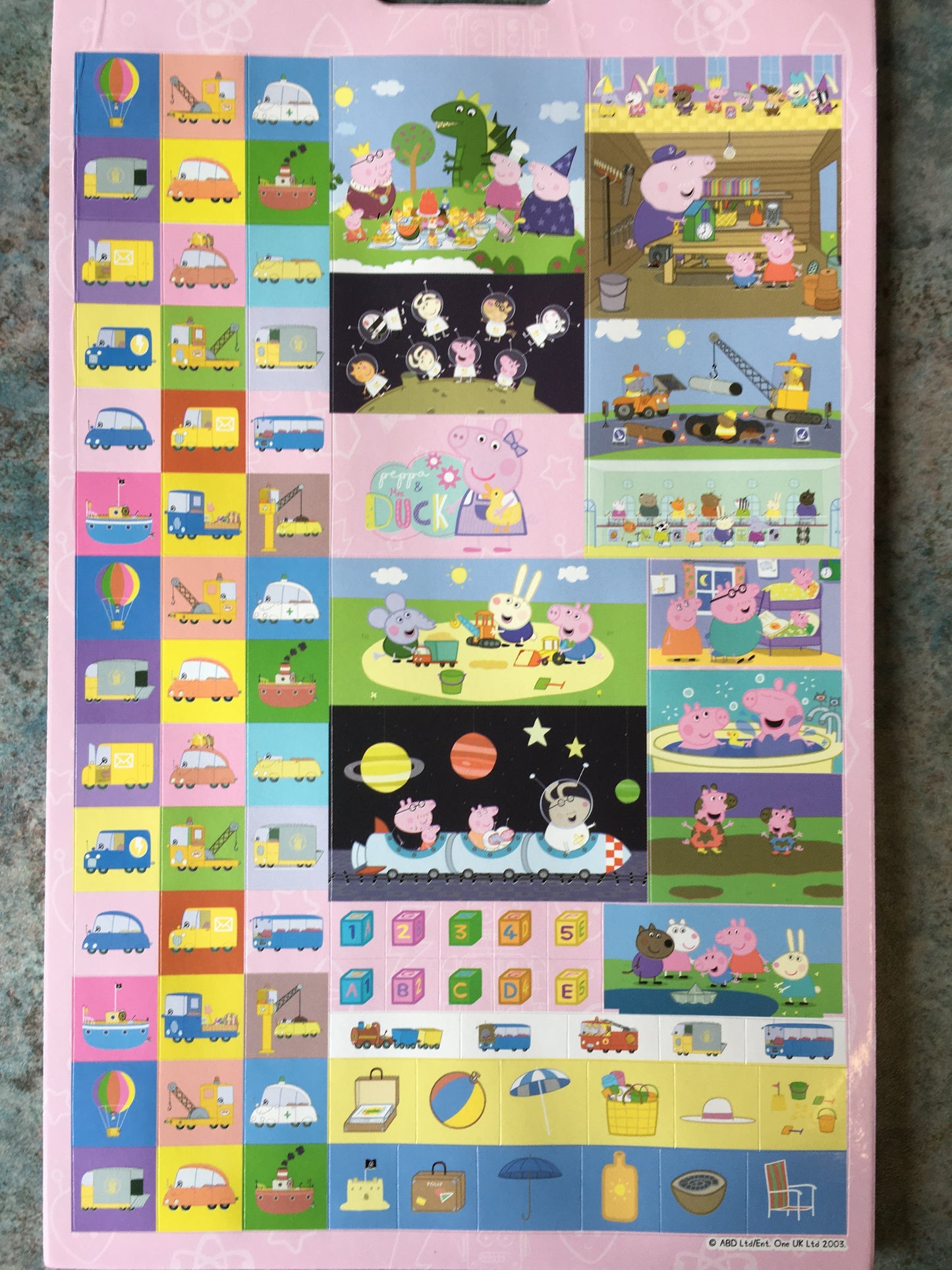 Pack de plus de 700 autocollants Peppa Pig et ses amis