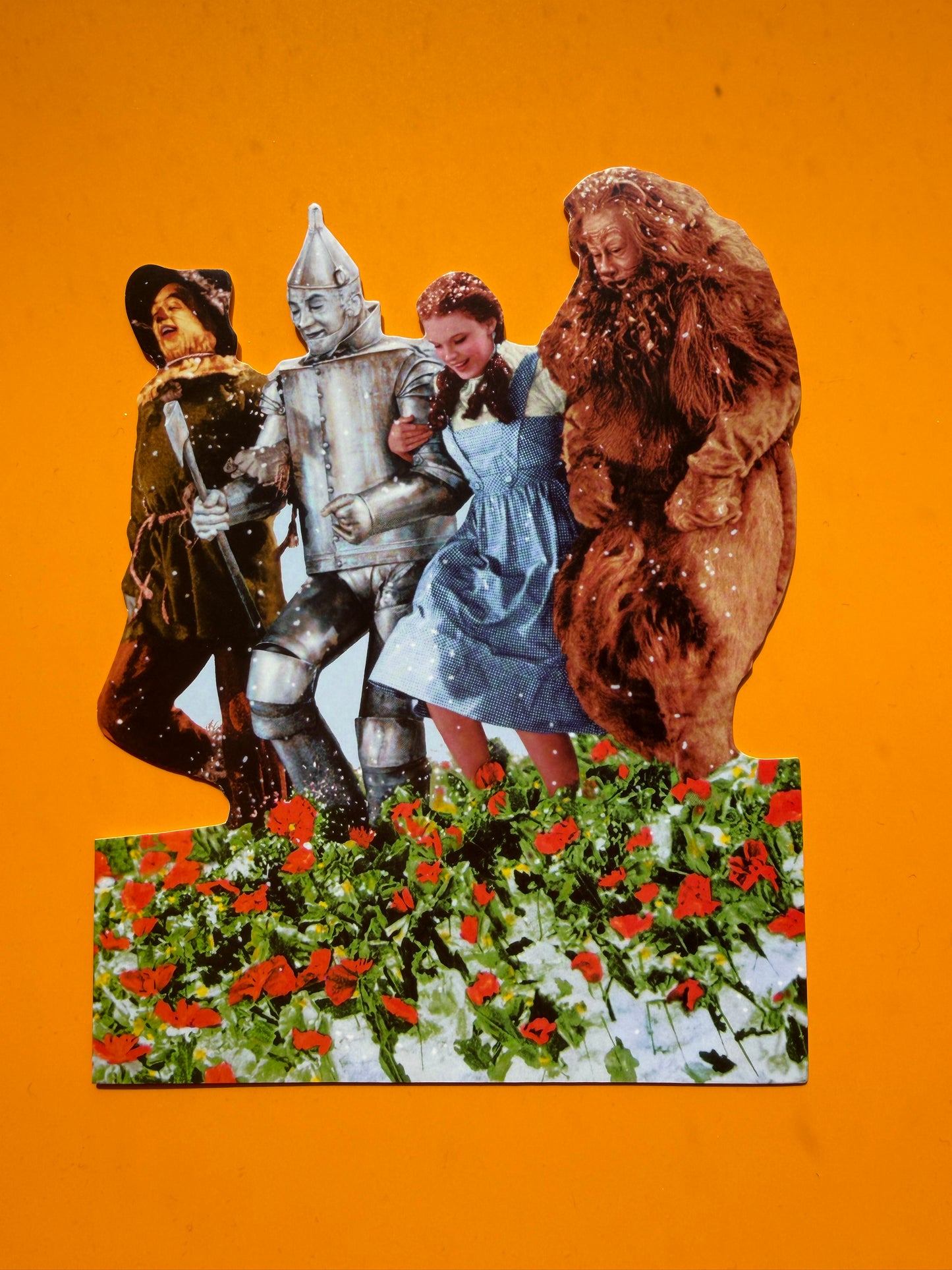 Wizard of Oz Poppy Field Die-Cut Greeting Card – Official Licensed Blank Card