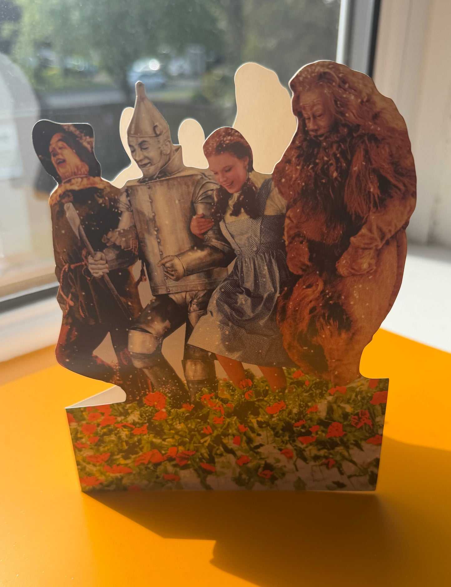 Wizard of Oz Poppy Field Die-Cut Greeting Card – Official Licensed Blank Card