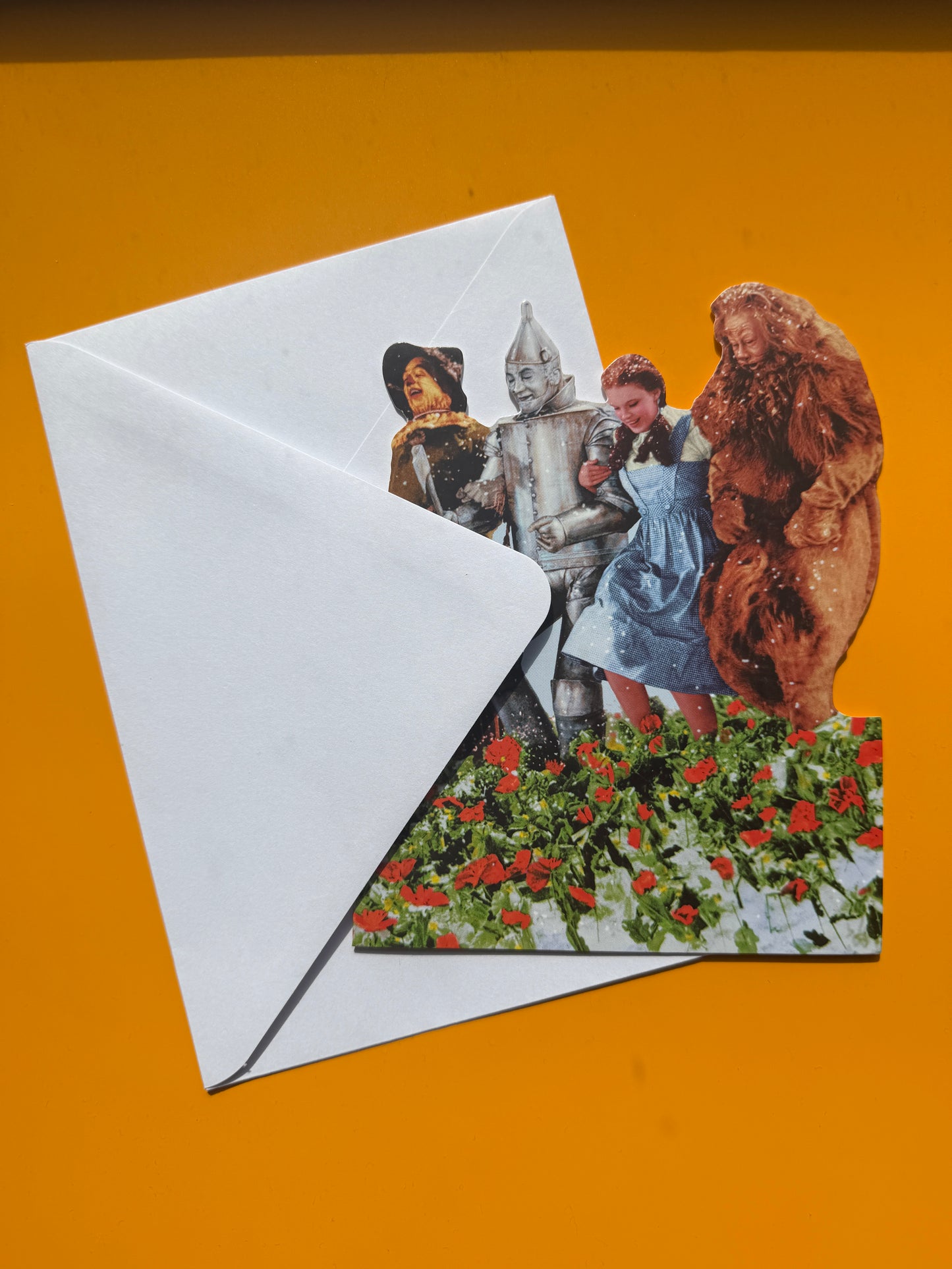 Wizard of Oz Poppy Field Die-Cut Greeting Card – Official Licensed Blank Card