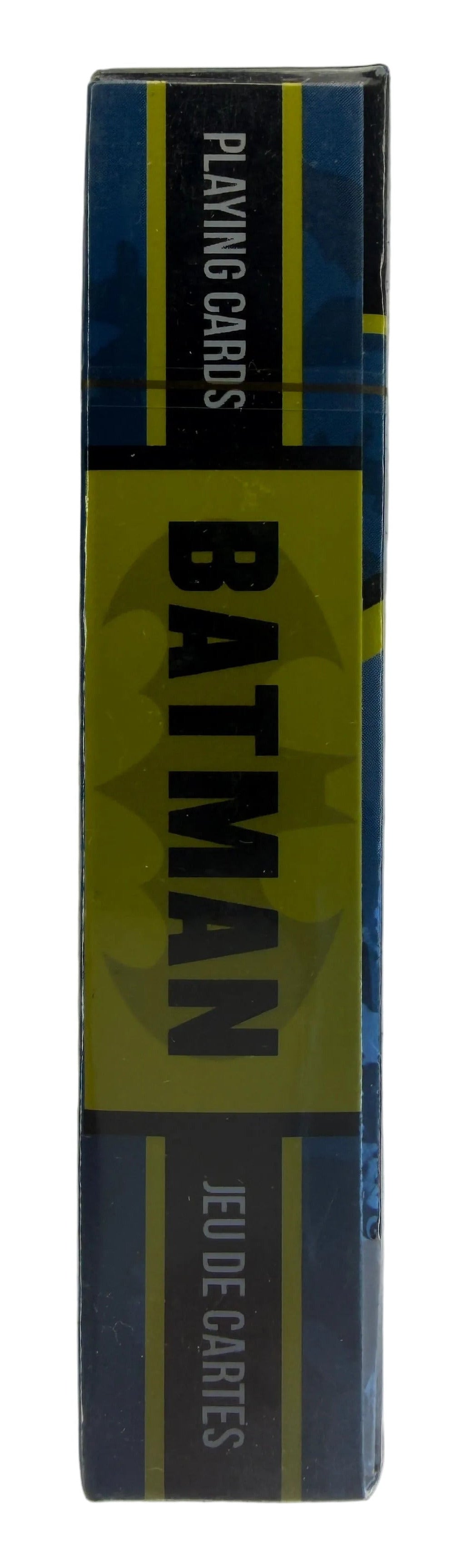 Batman playing cards packaging on a white background