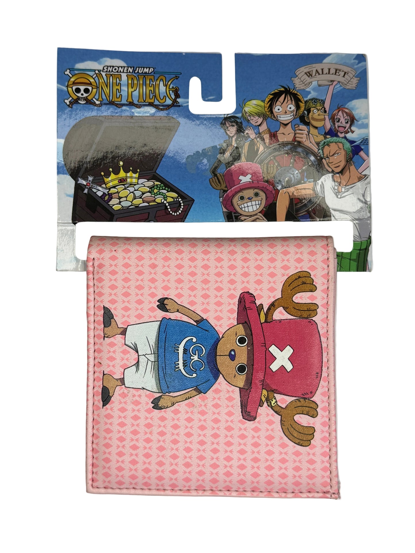 One Piece Chopper Pink Bifold Wallet