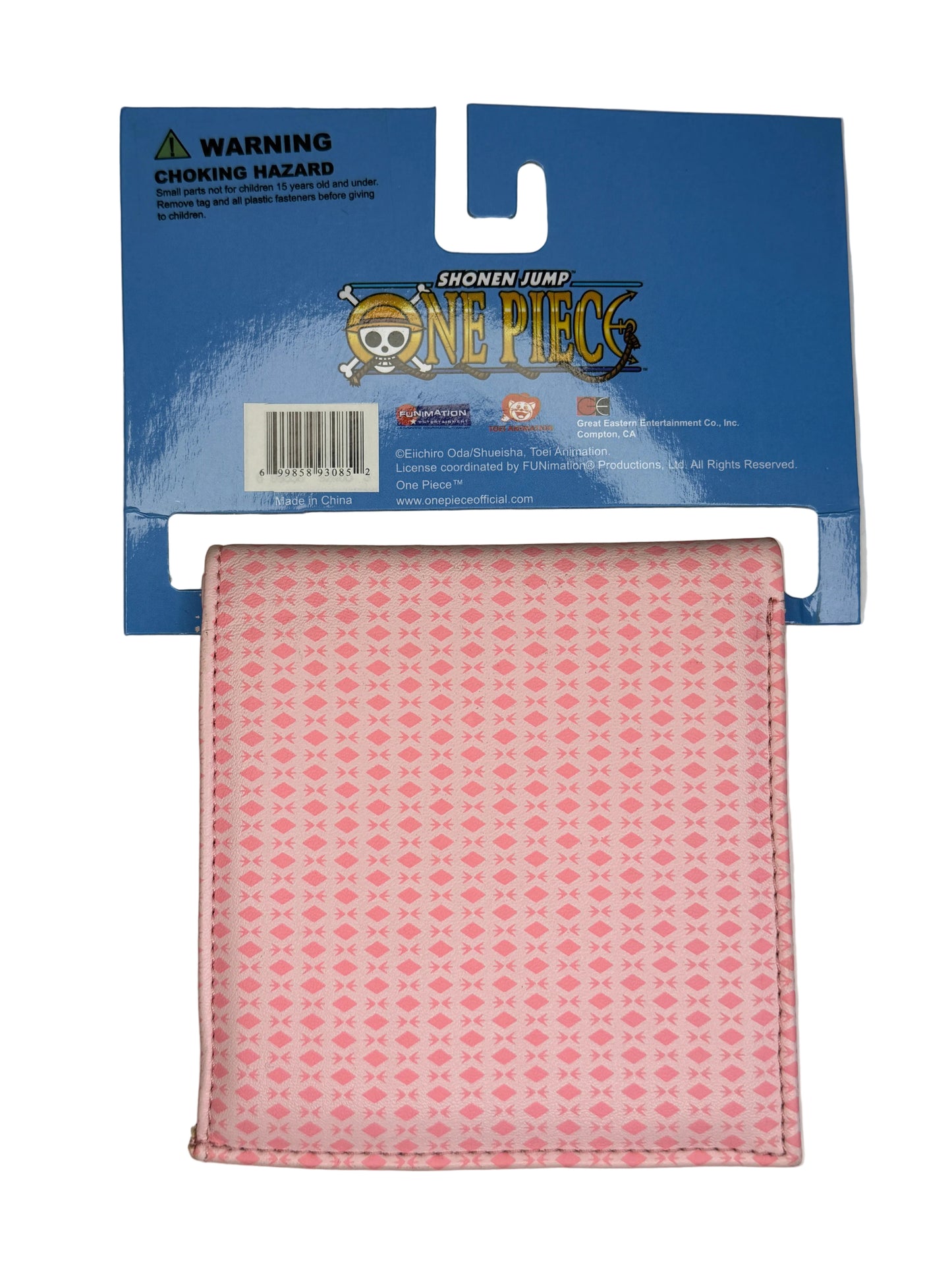 One Piece Chopper Pink Bifold Wallet
