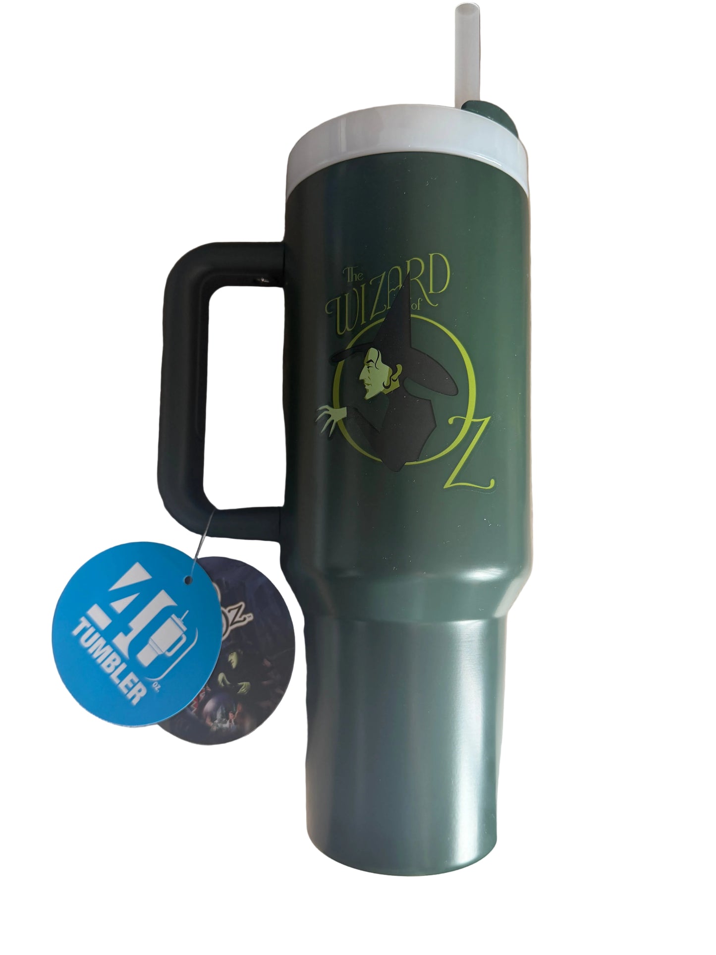 Wizard Of Oz Wicked Witch Insulated Large Metal Travel Mug with Straw