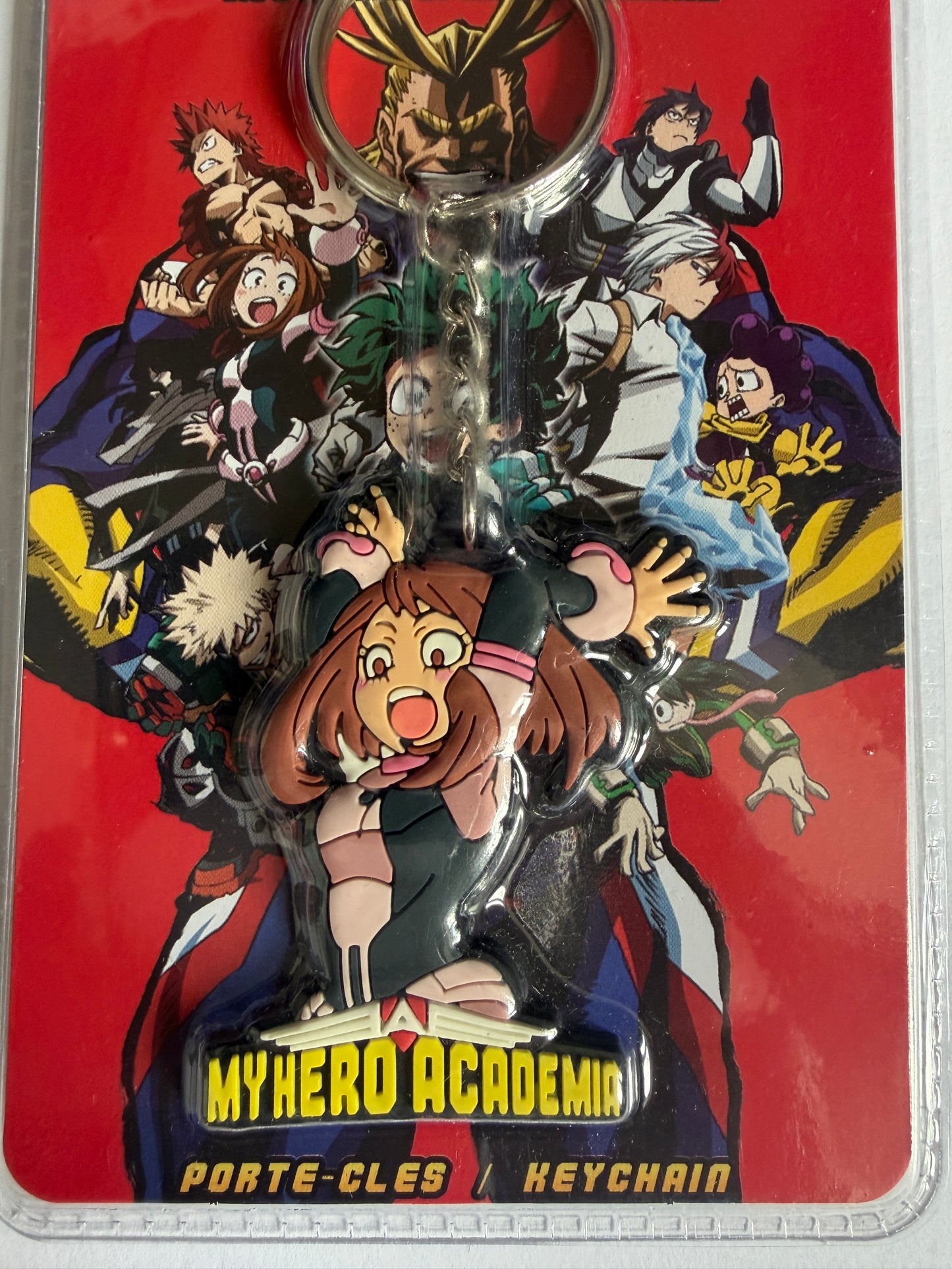 Porte-clés en PVC Ochaco Uraraka de My Hero Academia - Sous licence officielle