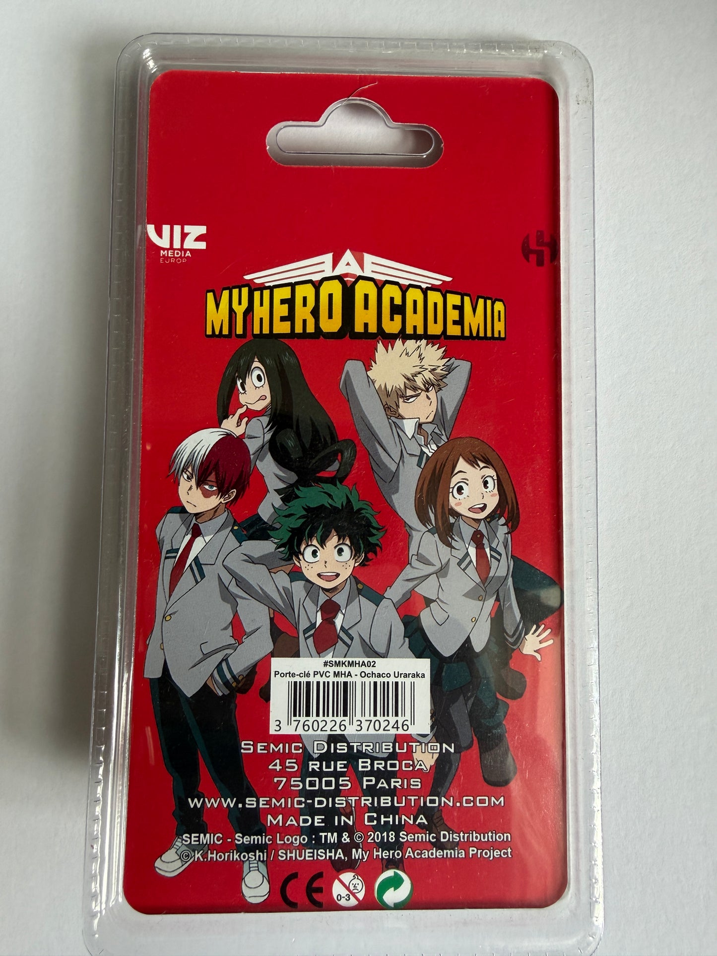 Porte-clés en PVC Izuku Midoriya de My Hero Academia - Sous licence officielle