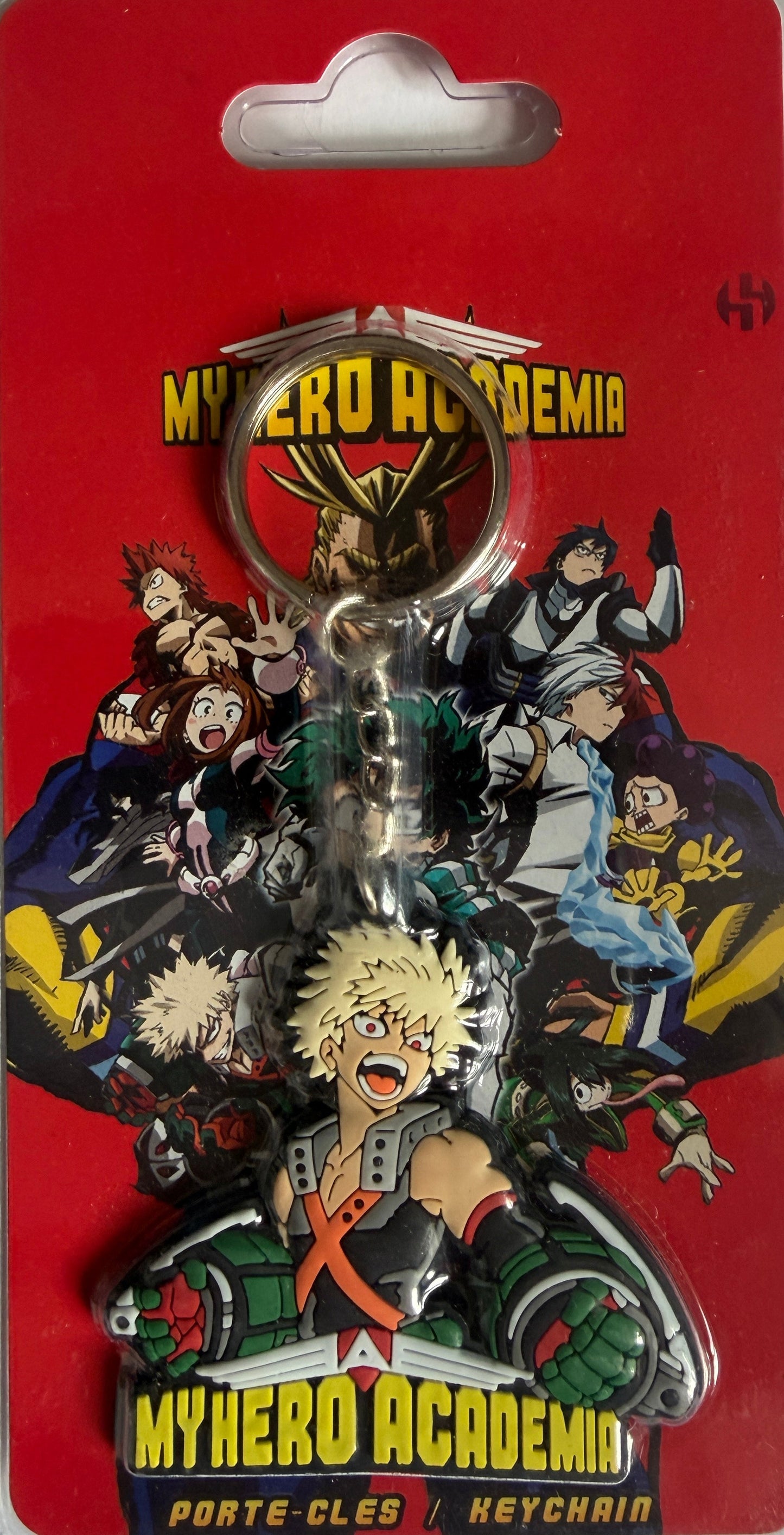 Porte-clés en PVC Katsuki Bakugo de My Hero Academia - Sous licence officielle