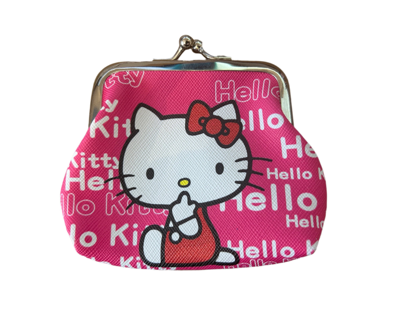 Hello Kitty Adorable Red Bow Clip-up Coin Purse