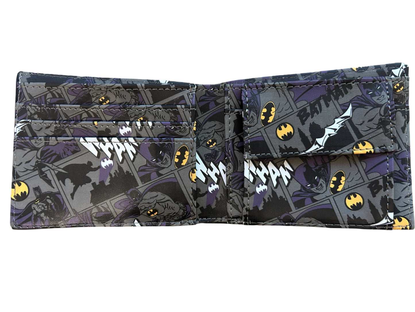 DC Comics Batman Bifold Wallet With Comic-strip Lining