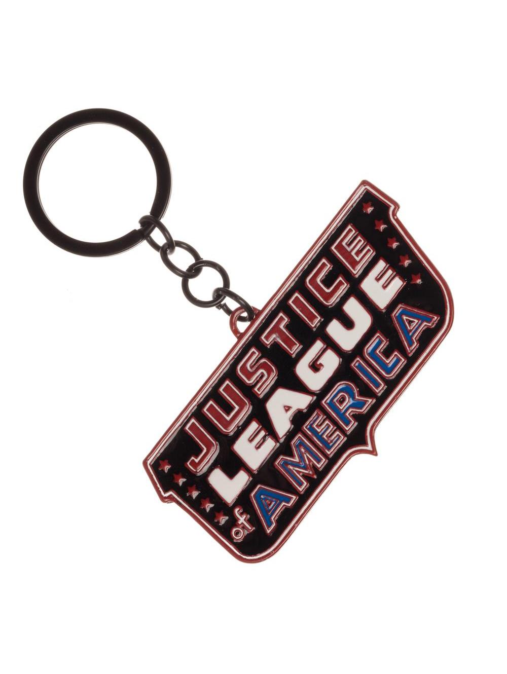 DC Comics Justice League of America Logo Keyring