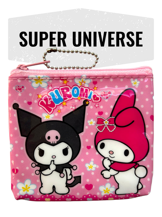 My Melody Kuromi Zip-up Coin Purse