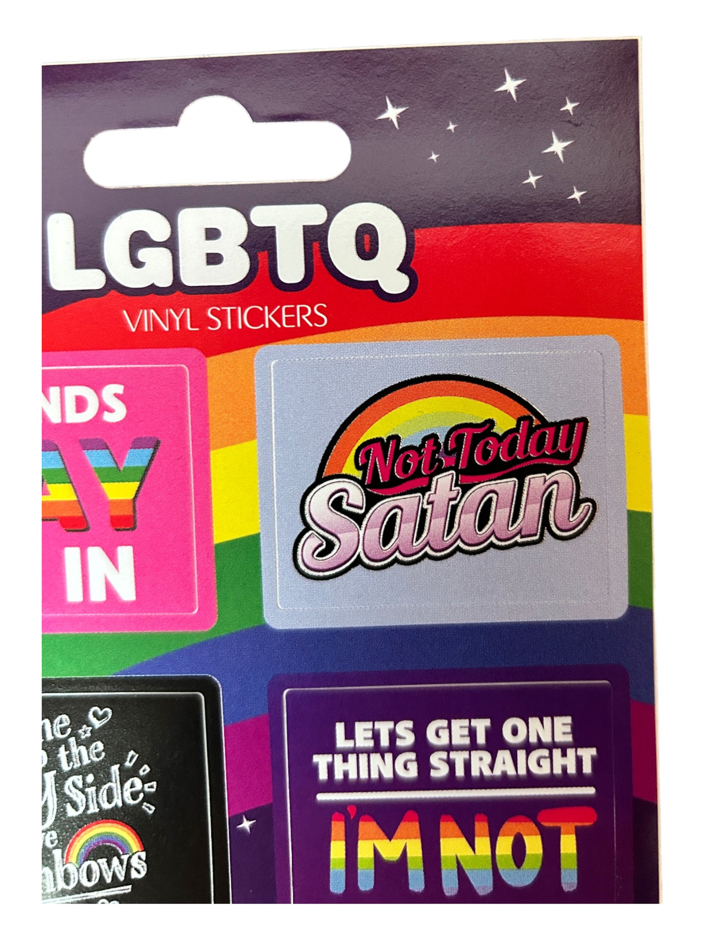 LGBTQ Themed x4 Vinyl Stickers