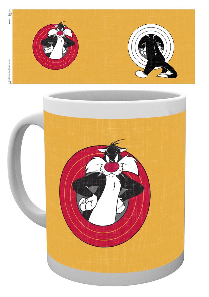 Looney Tunes Sylvester-Tasse in Box, 320 ml, vollständig lizenziert