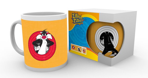 Looney Tunes Sylvester-Tasse in Box, 320 ml, vollständig lizenziert