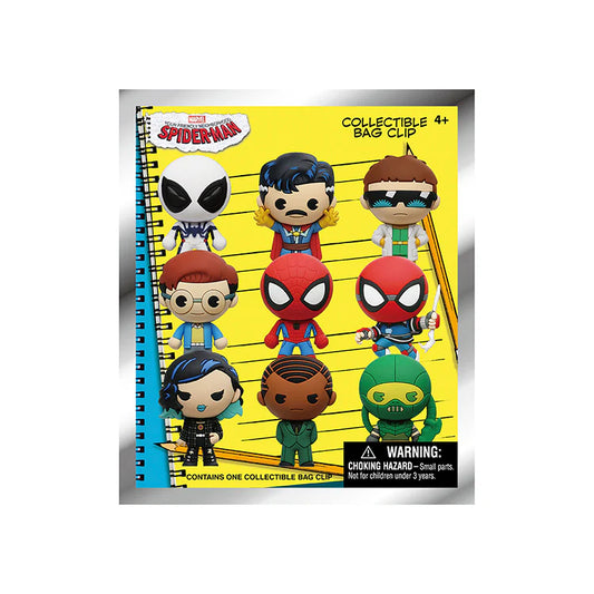 Marvel Spider-Man 3D Collectable Keychain blind bag packaging