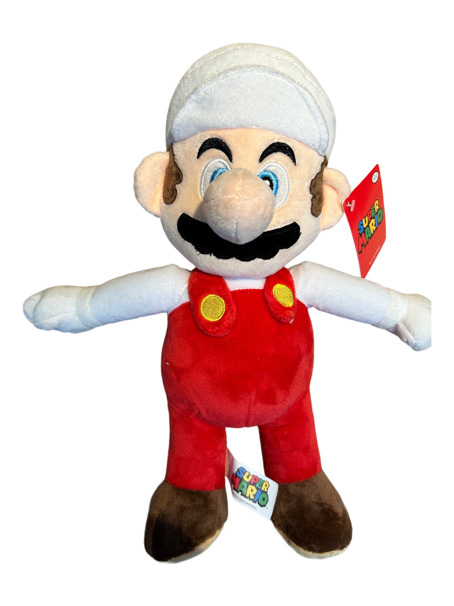 Peluche sous licence Nintendo Super Mario 33 CM - Mario en costume de feu (RARE)