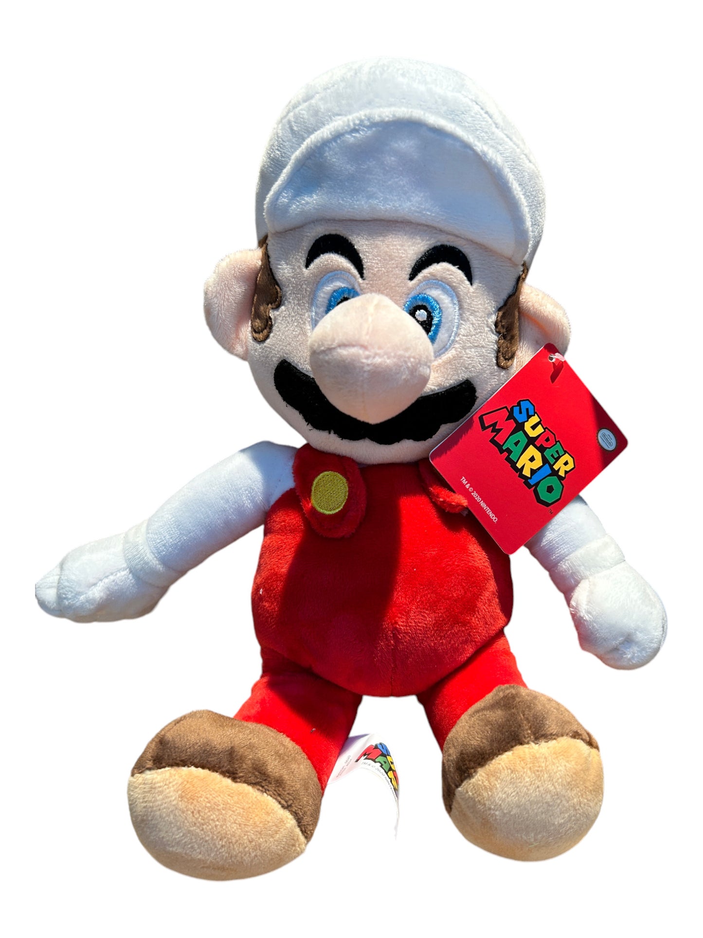 Peluche sous licence Nintendo Super Mario 33 CM - Mario en costume de feu (RARE)