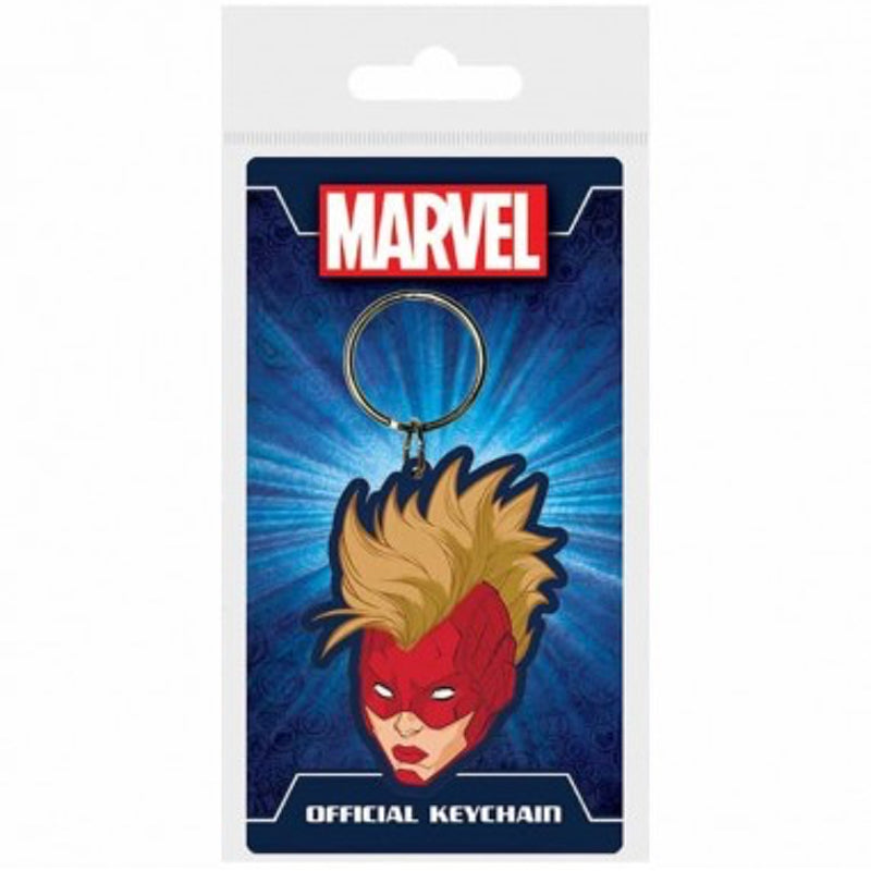 Porte-clés en caoutchouc sous licence Marvel Comics : Captain Marvel