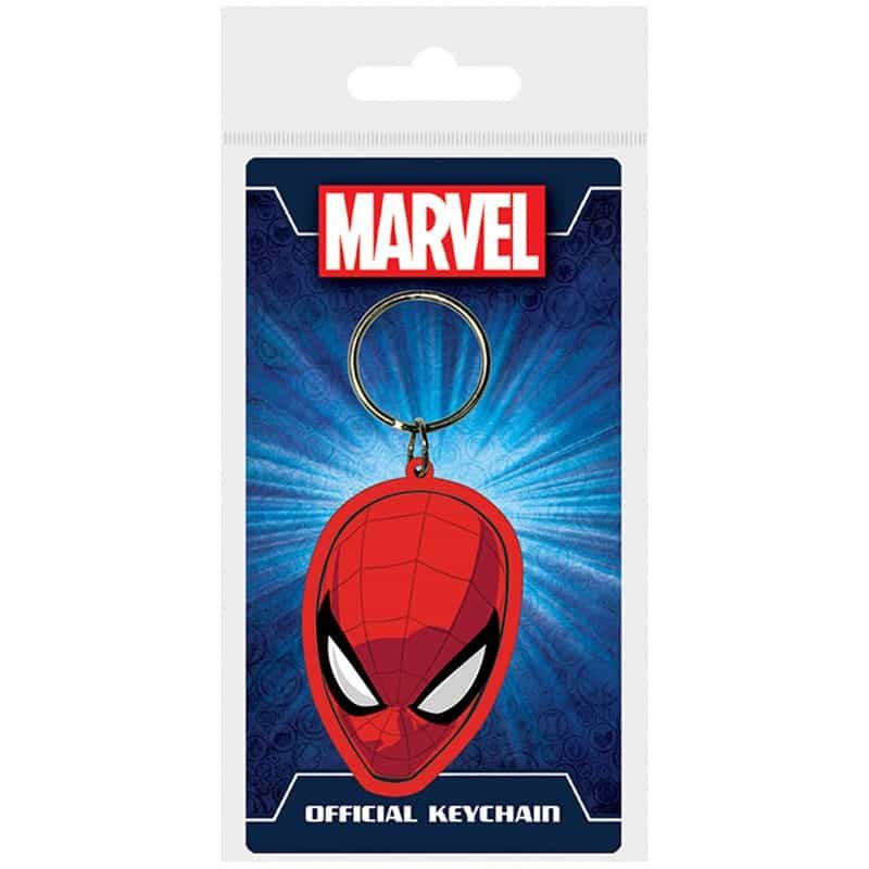 Lizenzierte Schlüsselanhänger aus Gummi von Marvel Comics: Spider-Man