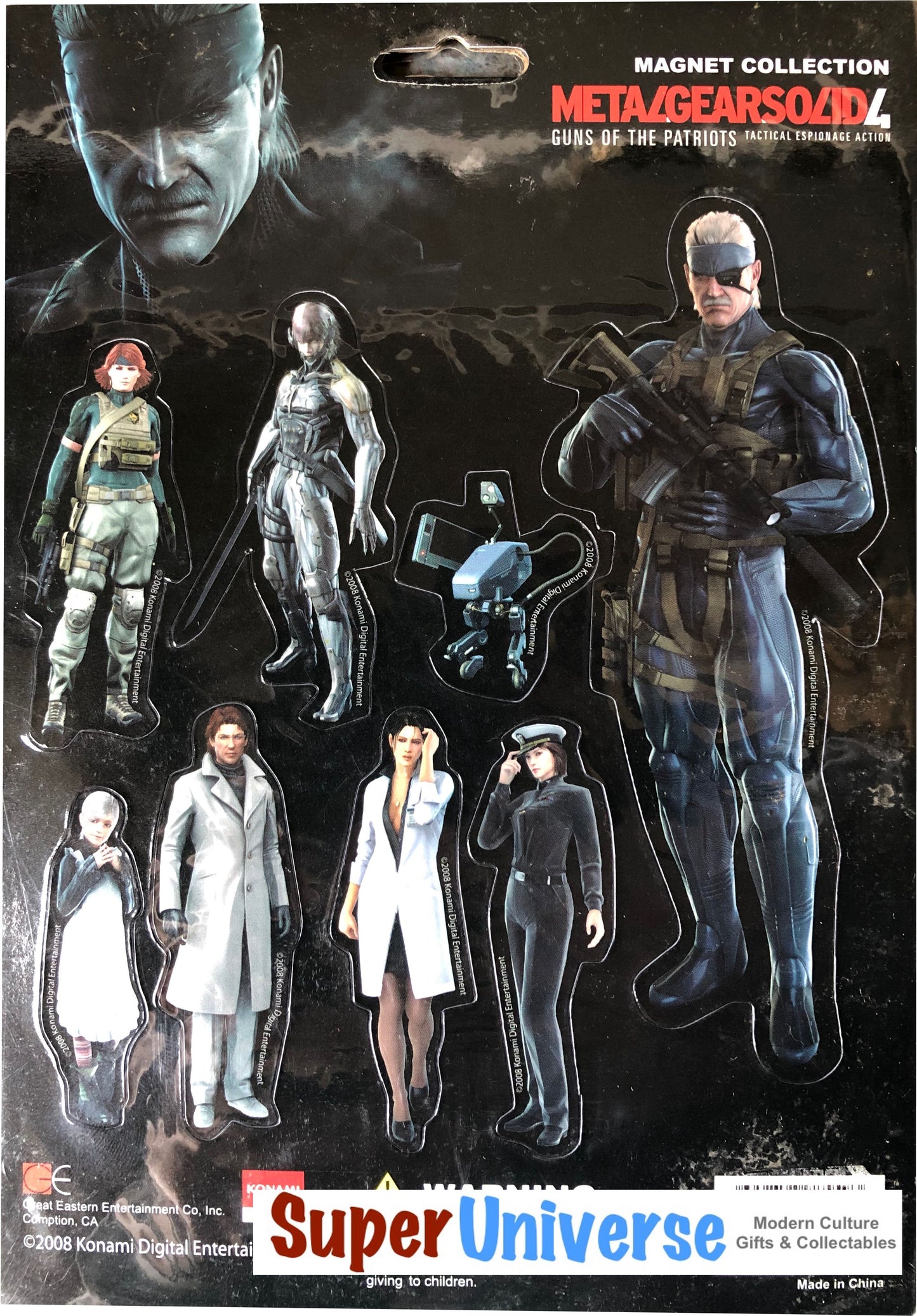 Metal Gear Solid 4 Cutout Characters Magnets