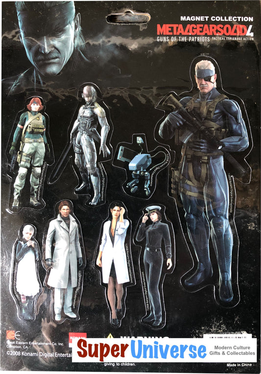 Metal Gear Solid 4 Cutout Characters Magnets