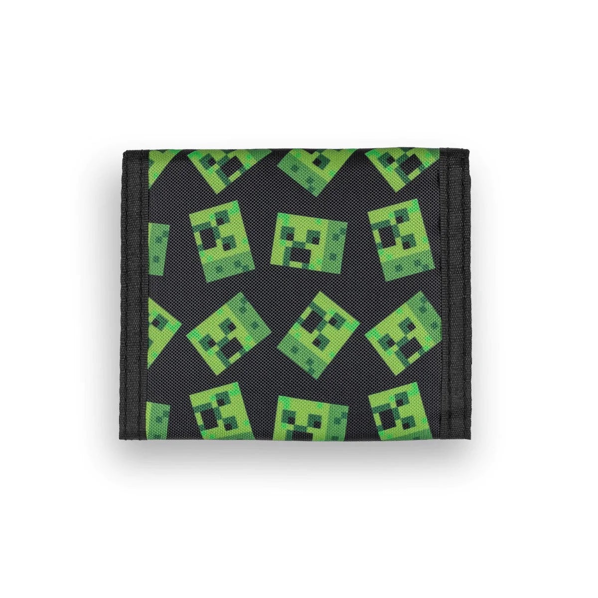 Portefeuille à trois volets pour enfant Minecraft Creeper Design