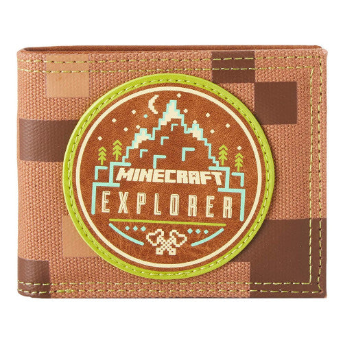 Offizielles zweifach gefaltetes Minecraft Explorer-Portemonnaie