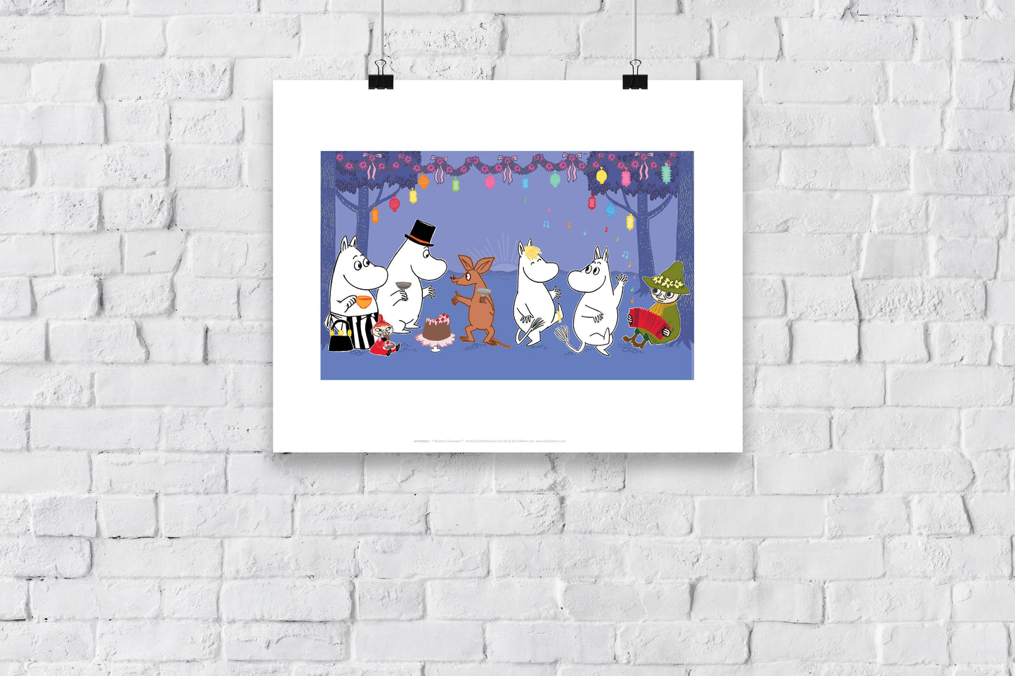 The Moomins Moomin Party Art Print 11 x 14"