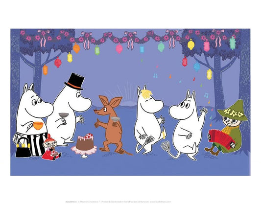 The Moomins Moomin Party Art Print 11 x 14"