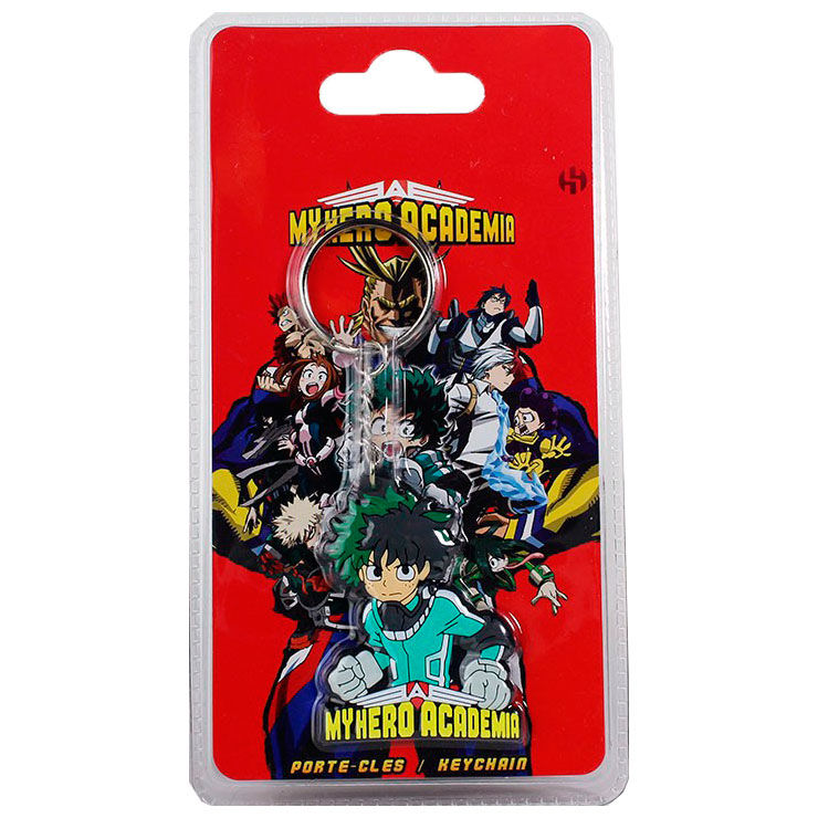 Porte-clés en PVC Izuku Midoriya de My Hero Academia - Sous licence officielle