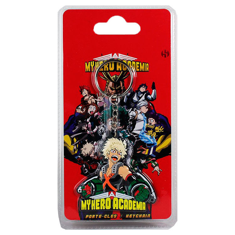 Katsuki Bakugo PVC-Schlüsselringe von My Hero Academia – offizielles Lizenzprodukt