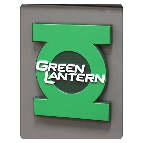 Grand aimant avec l'emblème et le titre de Green Lantern Corp