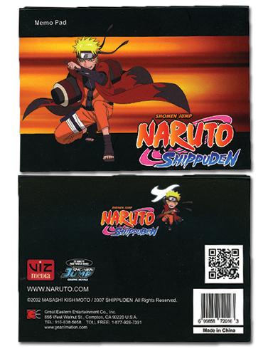 Naruto Shippuden Mini Memo Pad / Notepad