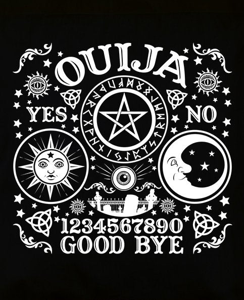 Ouija Board Black Tote Bag