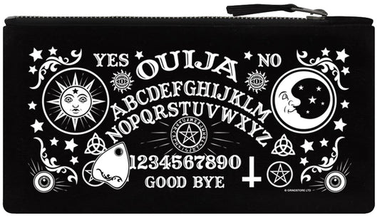 Trousse à crayons zippée noire Ouija Board