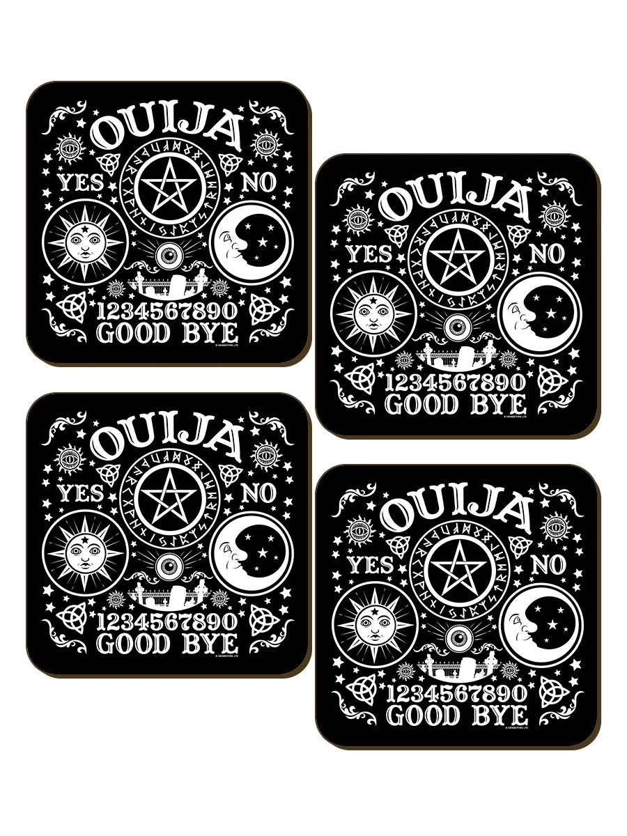 Ouija Board Design 4 Piece Coaster Set