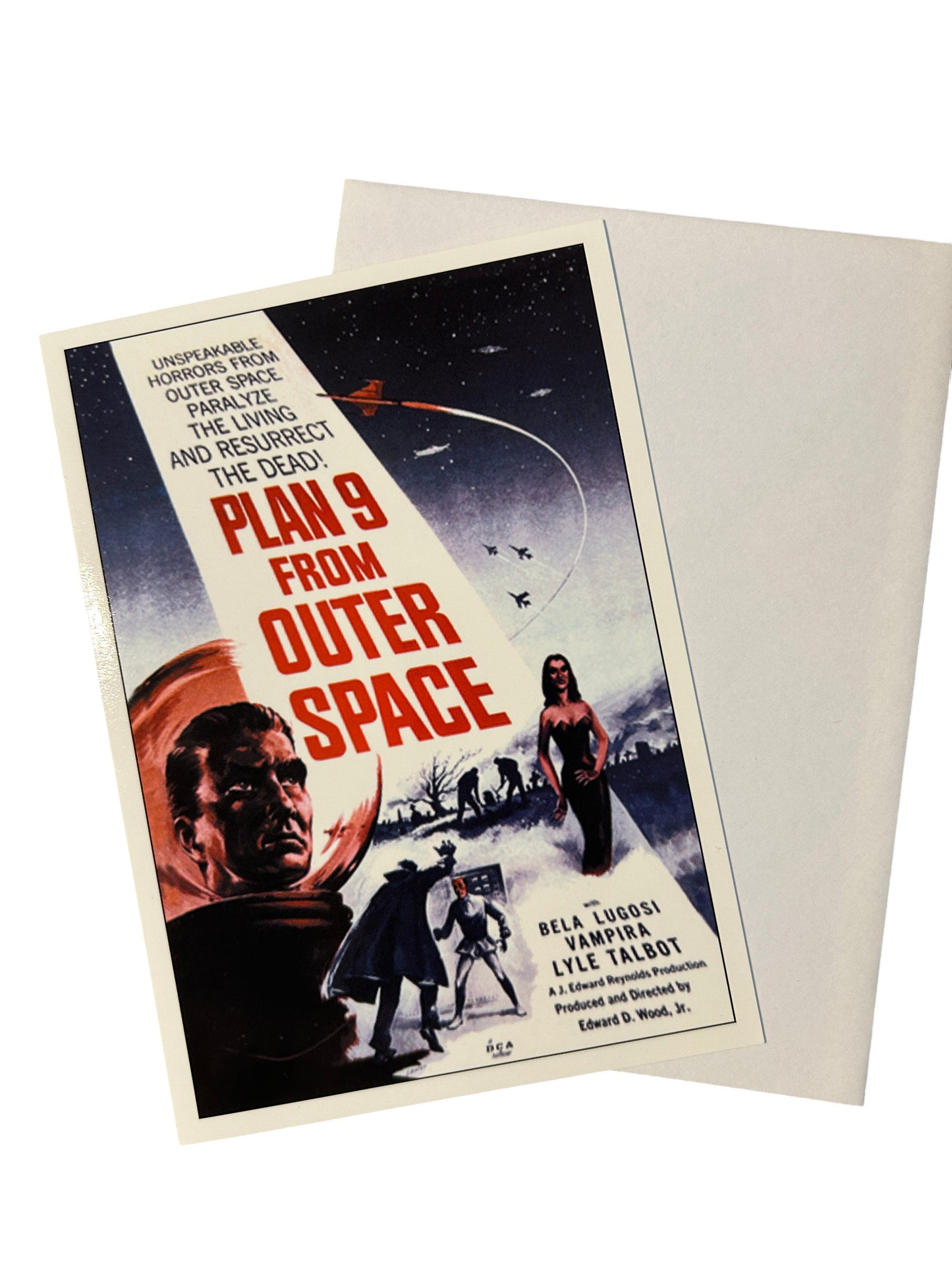 Plan 9 From Outer Space Birthday / Greetings Card