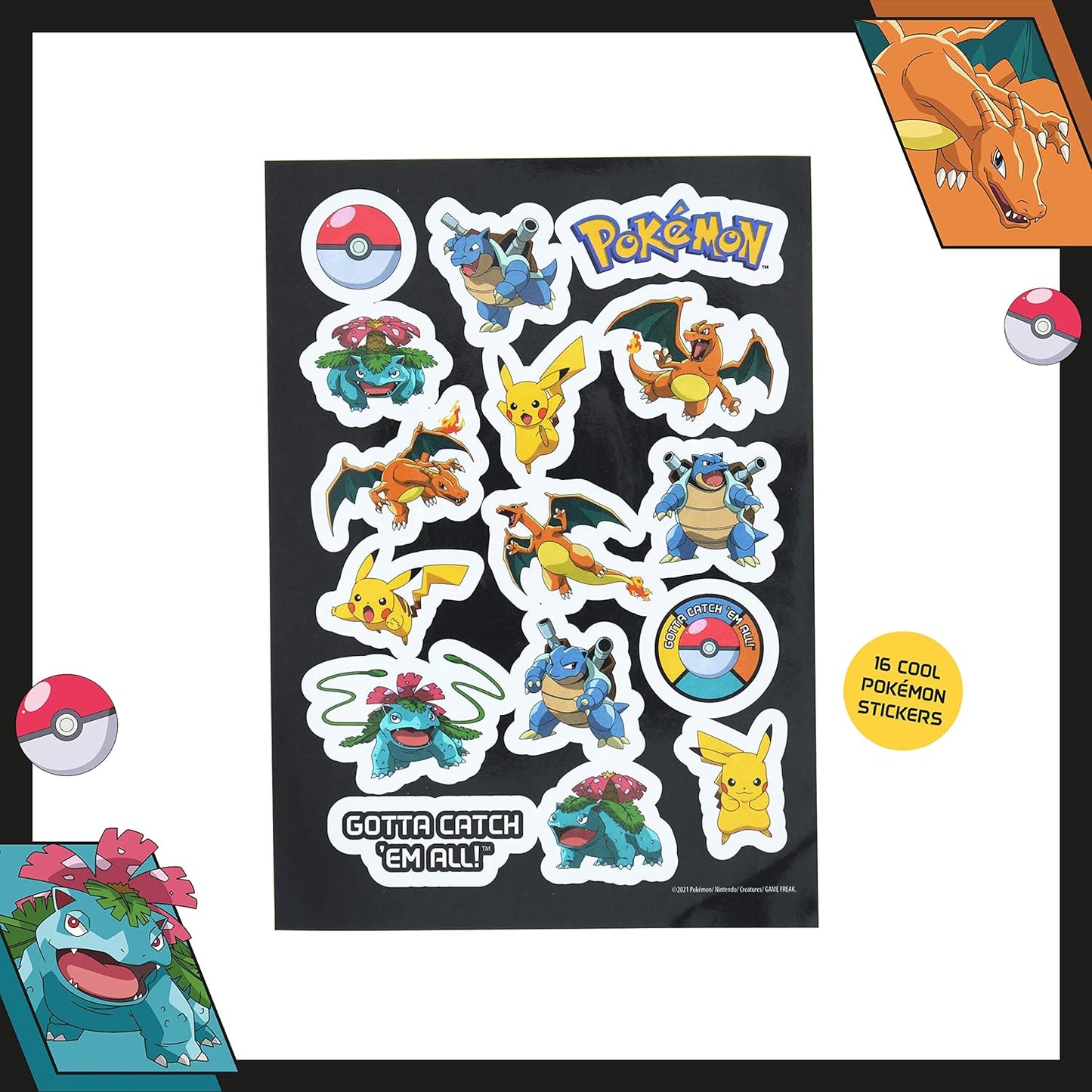 Pokemon Licensed 8 Piece Stationery Set