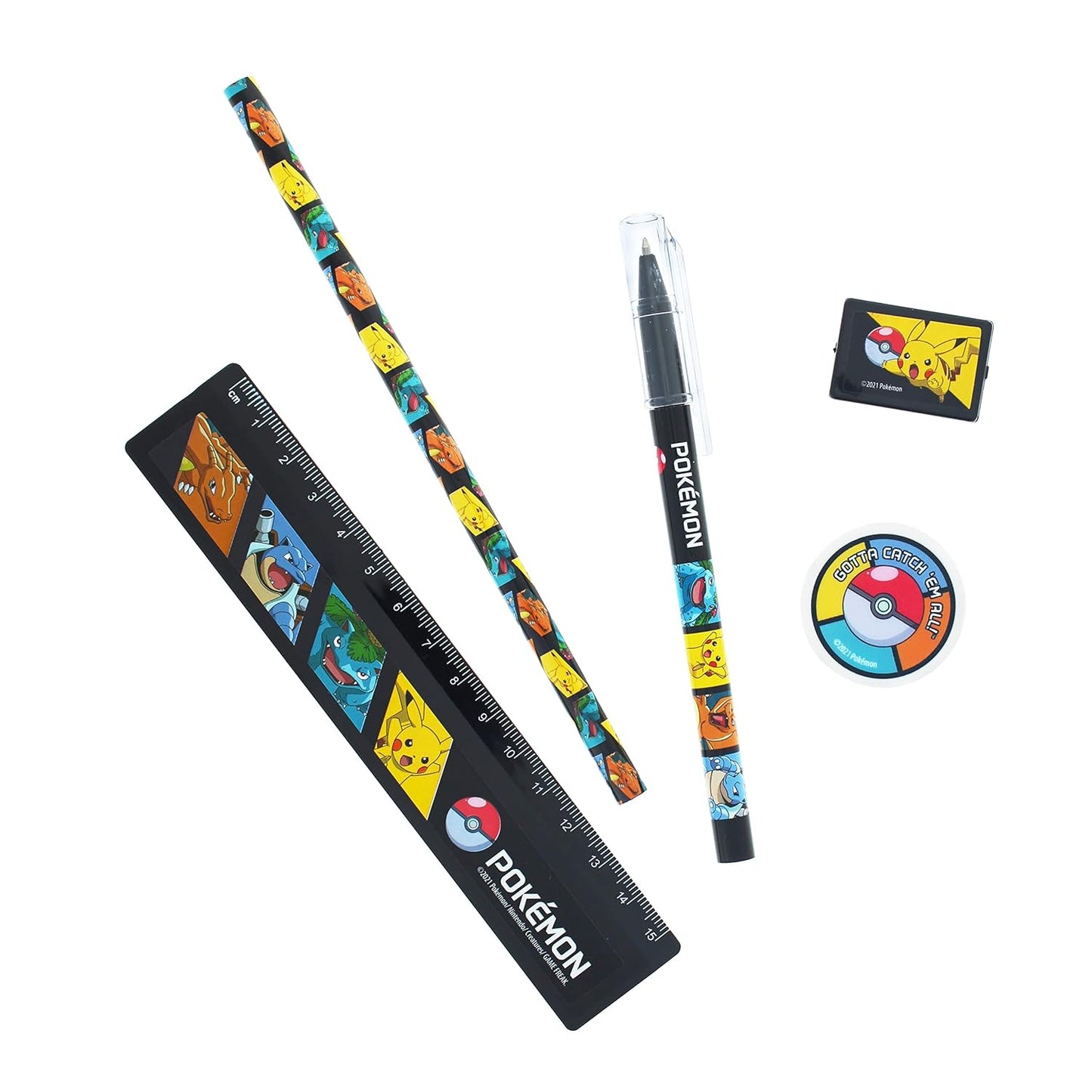 Pokemon Licensed 8 Piece Stationery Set