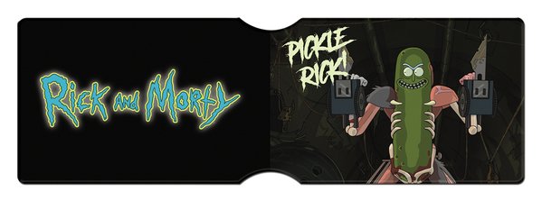 Rick and Morty Pickle Rick Kartenhalter mit 2 Fächern