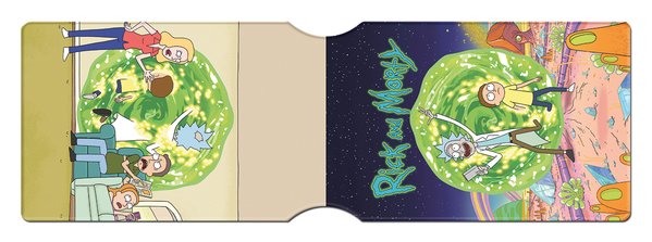 Porte-cartes à 2 emplacements pour portail Rick et Morty