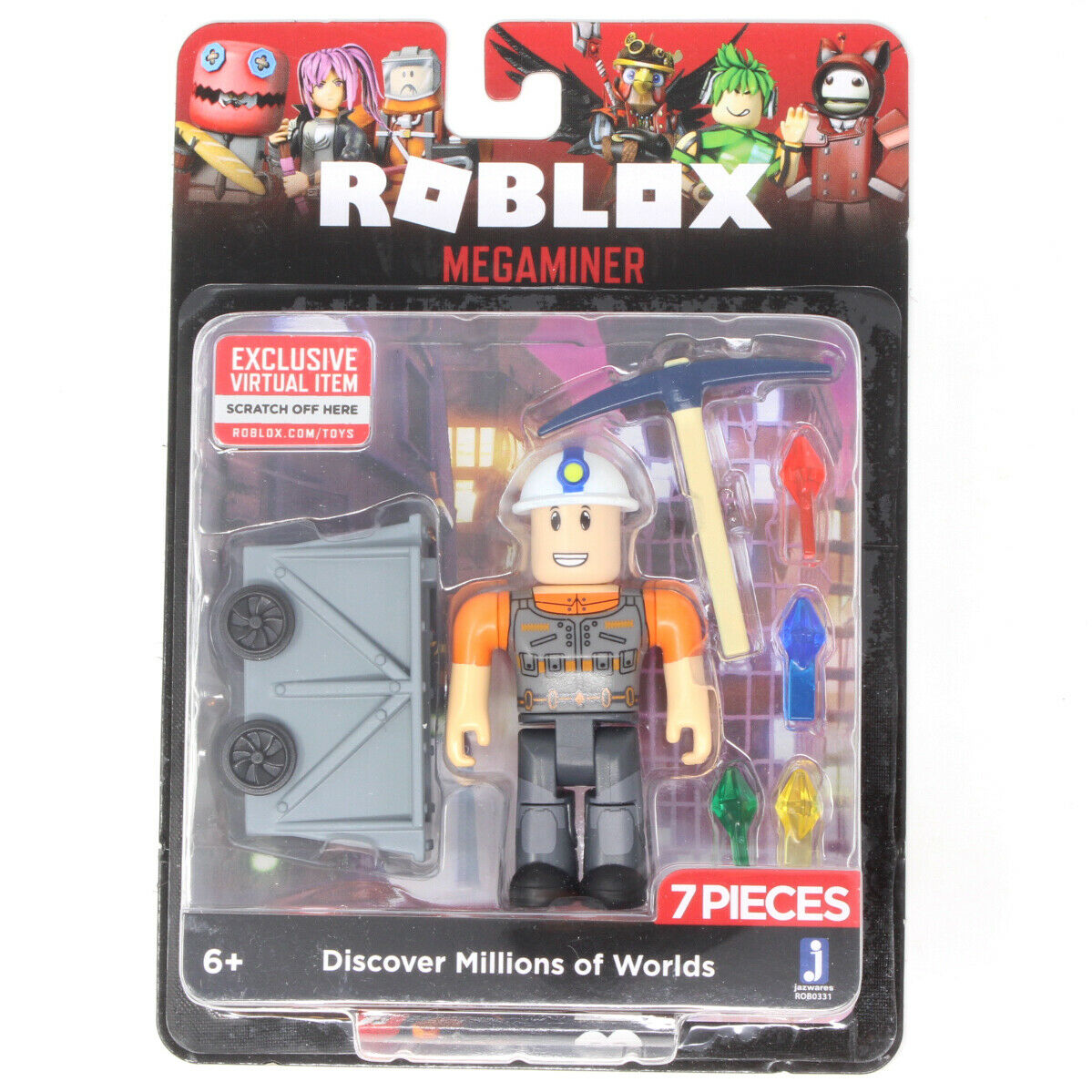 Limitierte Spielfiguren aus der Roblox Megaminer Core Collection