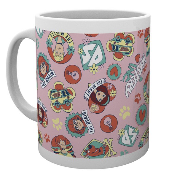 Tasse en boîte à motifs Scooby-Doo 320 ml - Sous licence complète