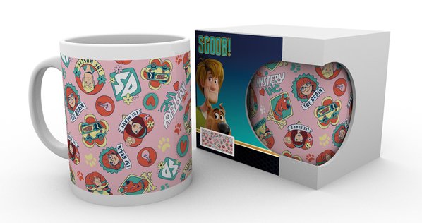 Scooby-Doo-Tasse mit Muster, 320 ml, in Schachtel – vollständig lizenziert